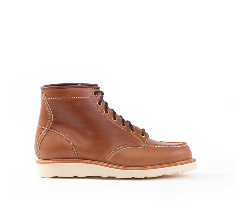 MOC TOE BOOTS / HORWEEN LEATHER CAVALIER WHISKEY
