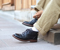 THE STEADFAST CHUKKA BOOTS / FRENCH CALFSKIN BLACK