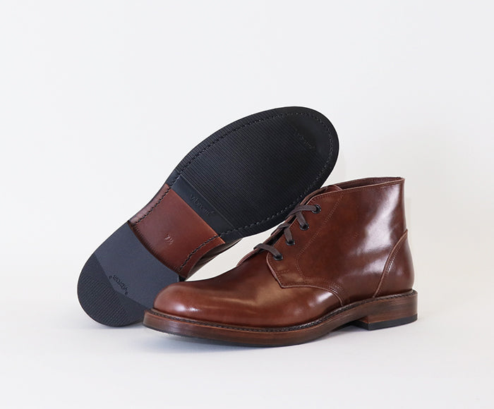 【PRE-ORDER】THE STEADFAST CHUKKA BOOTS / FRENCH CALFSKIN BROWN