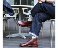 THE STEADFAST CHUKKA BOOTS / FRENCH CALFSKIN BROWN