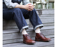 THE STEADFAST CHUKKA BOOTS / FRENCH CALFSKIN BROWN