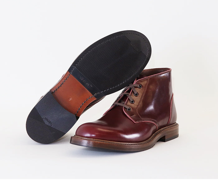 【PRE-ORDER】THE STEADFAST CHUKKA BOOTS / FRENCH CALFSKIN BURGUNDY