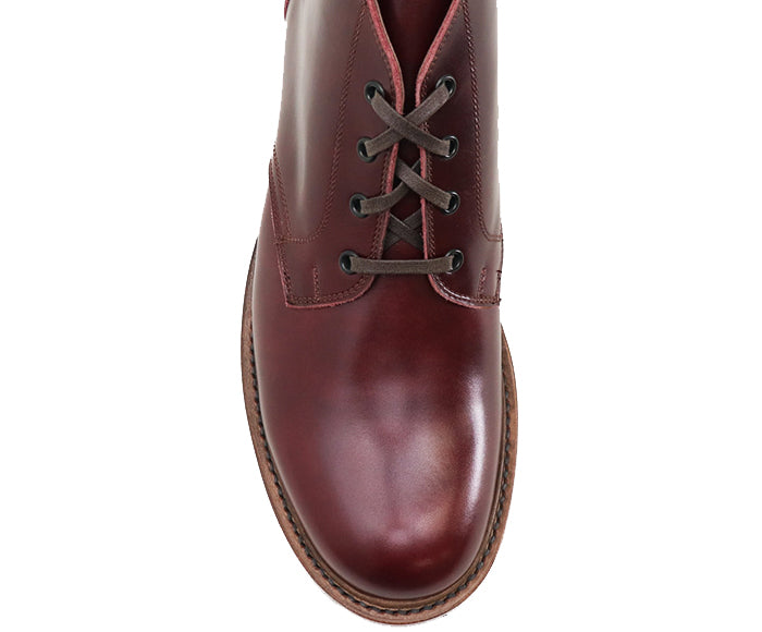 【PRE-ORDER】THE STEADFAST CHUKKA BOOTS / FRENCH CALFSKIN BURGUNDY